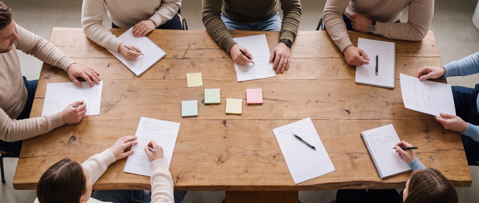 Gruppen-Coaching · Atmosphäre am Tisch
